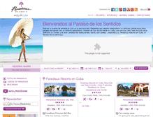 Tablet Screenshot of es.paradisuscuba.com